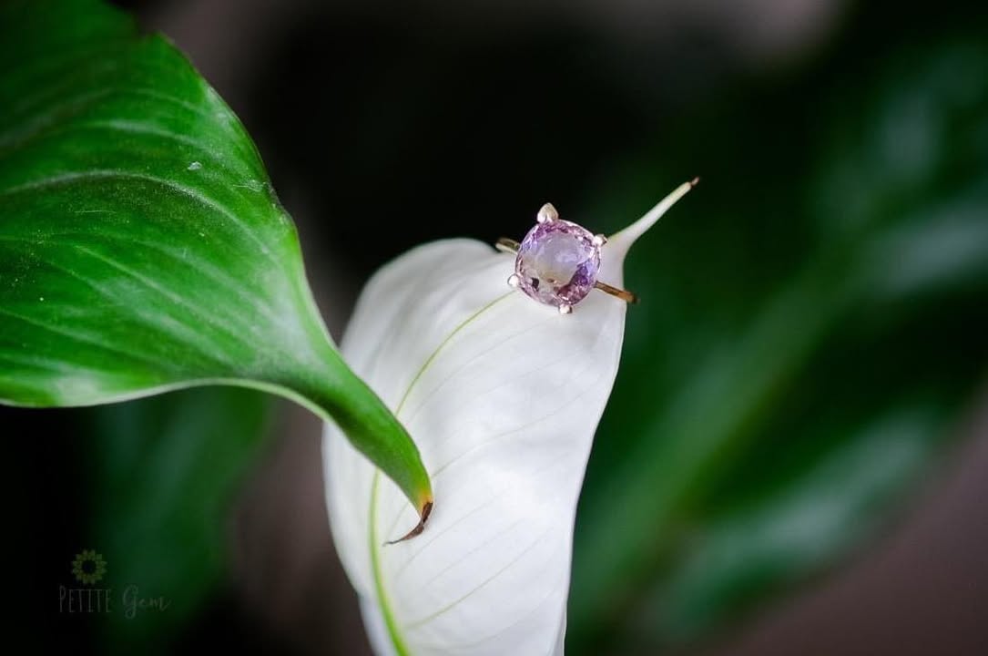Nhẫn đá ametrine