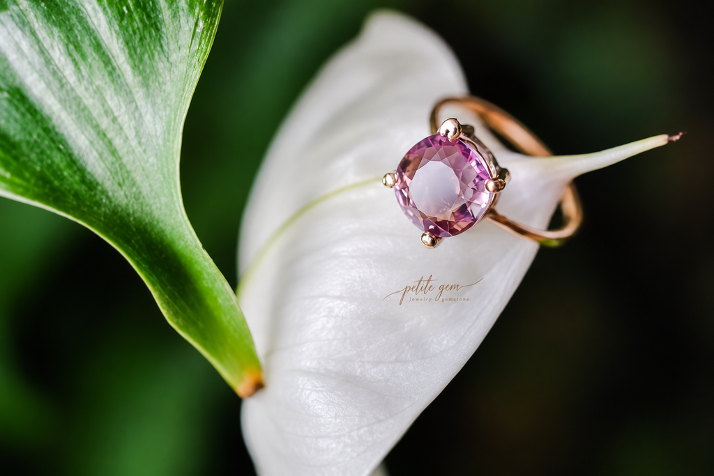 Nhẫn đá ametrine