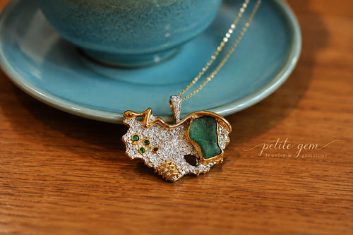 Auris – Dây chuyền emerald thô