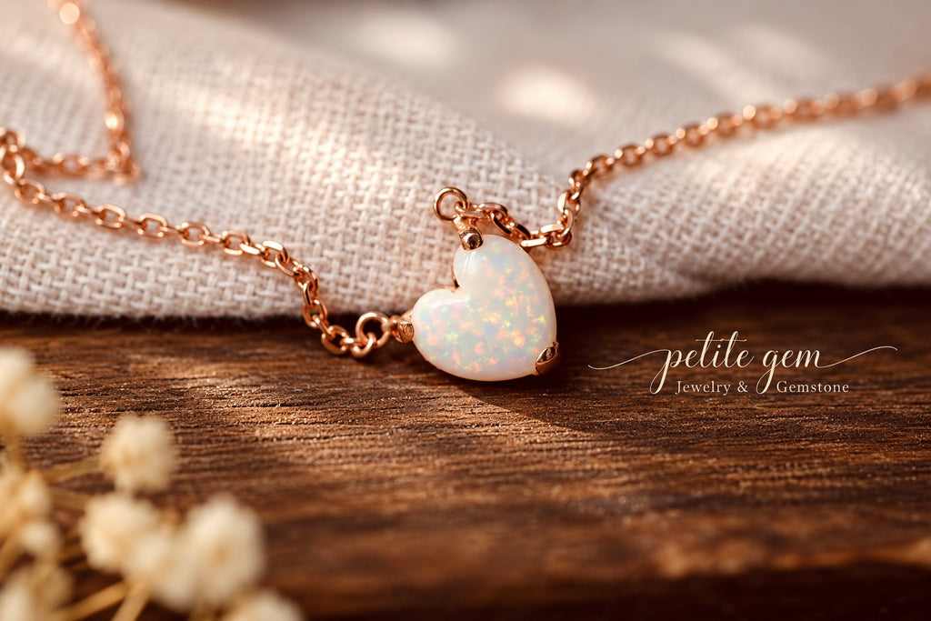 Opalyn – Dây chuyền opal mặt tim