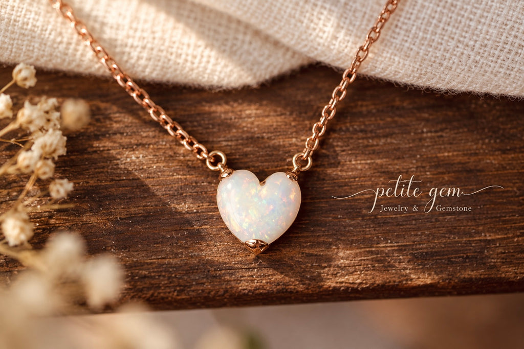 Opalyn – Dây chuyền opal mặt tim