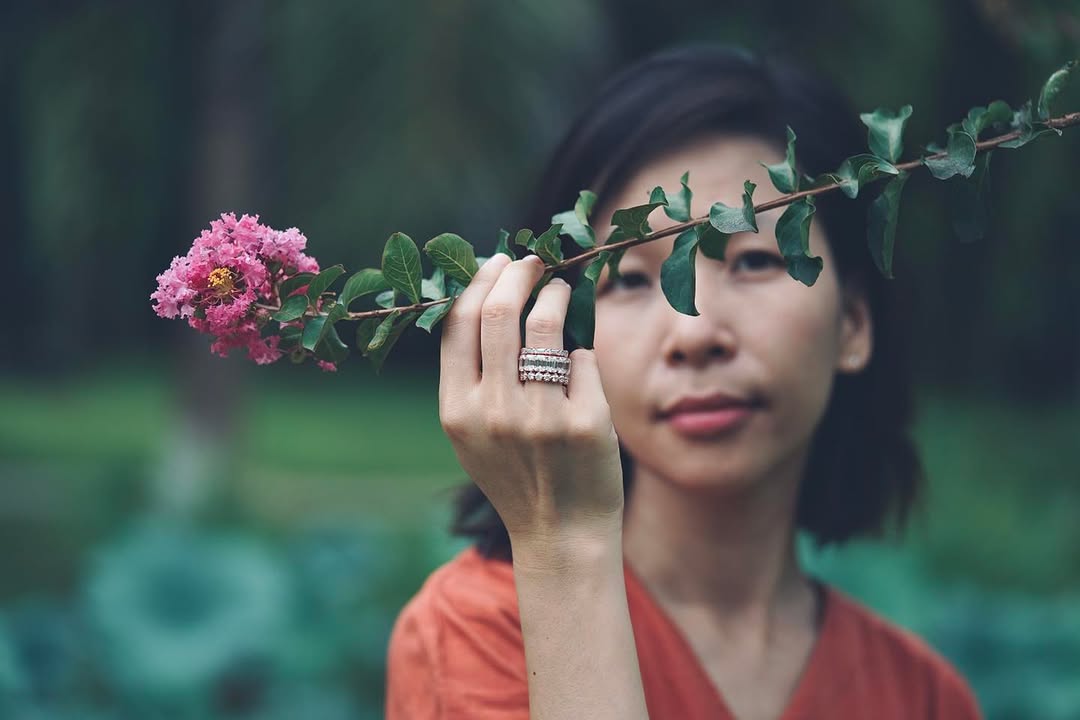 Khói – bộ trang sức moissanite