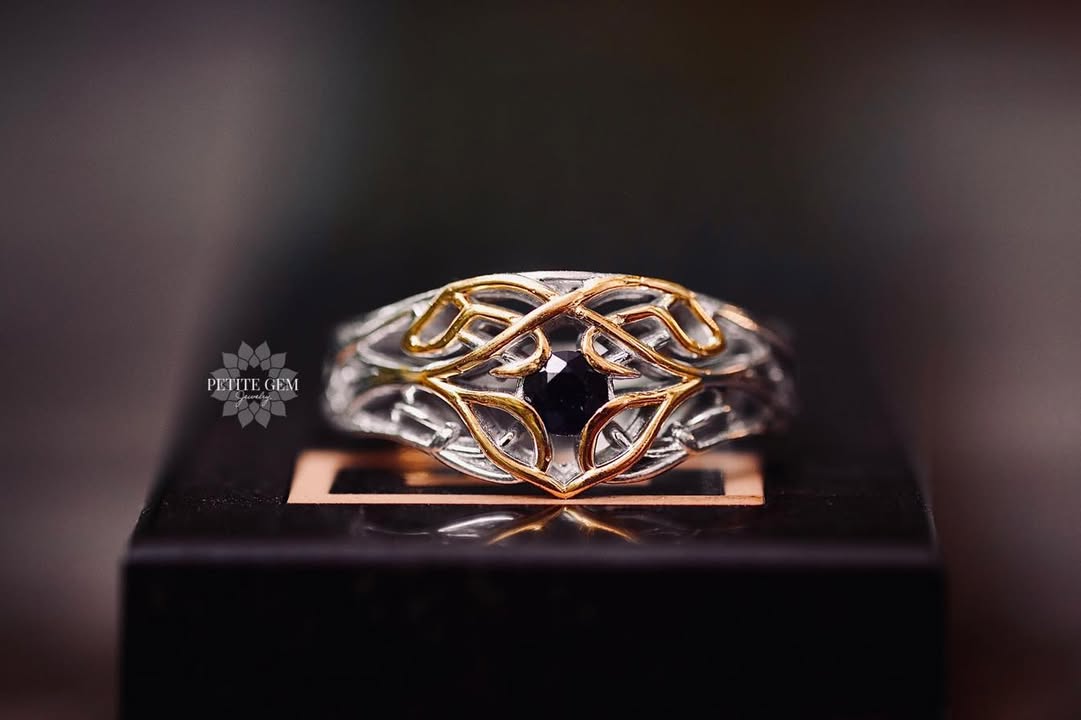 Elven – Nhẫn họa tiết cành lá