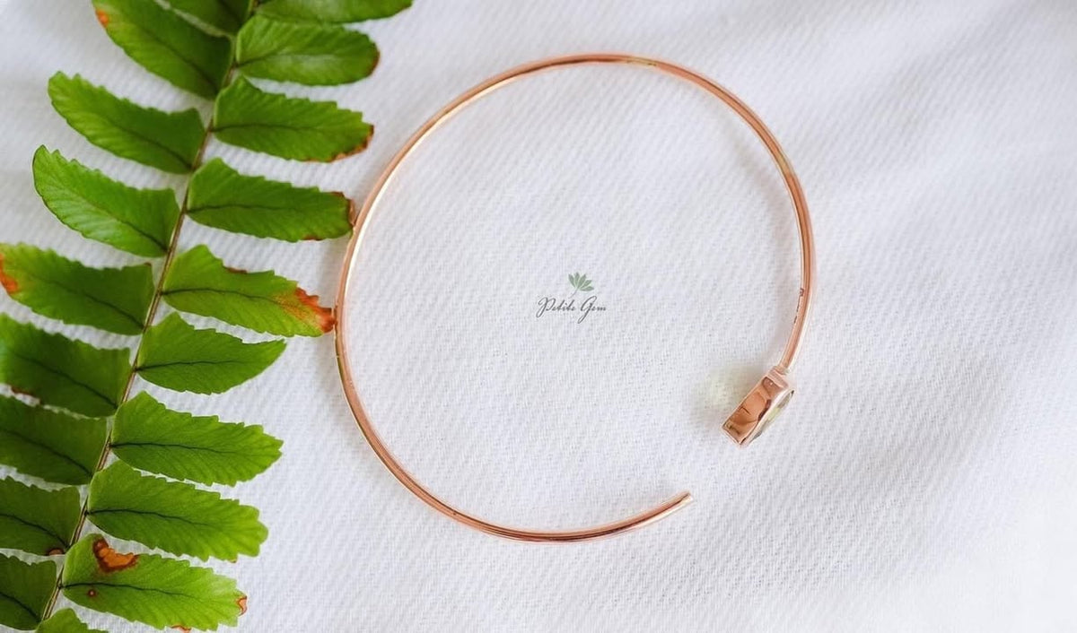 Lắc tay giọt đá peridot đính đá