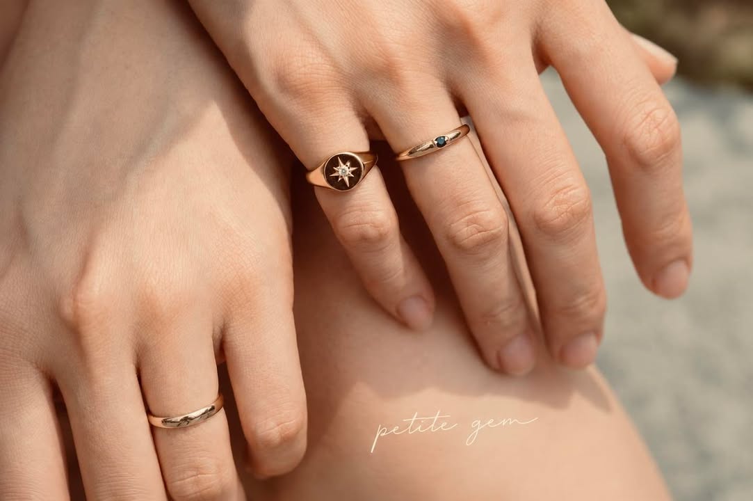 Nhẫn signet ngôi sao phương Bắc