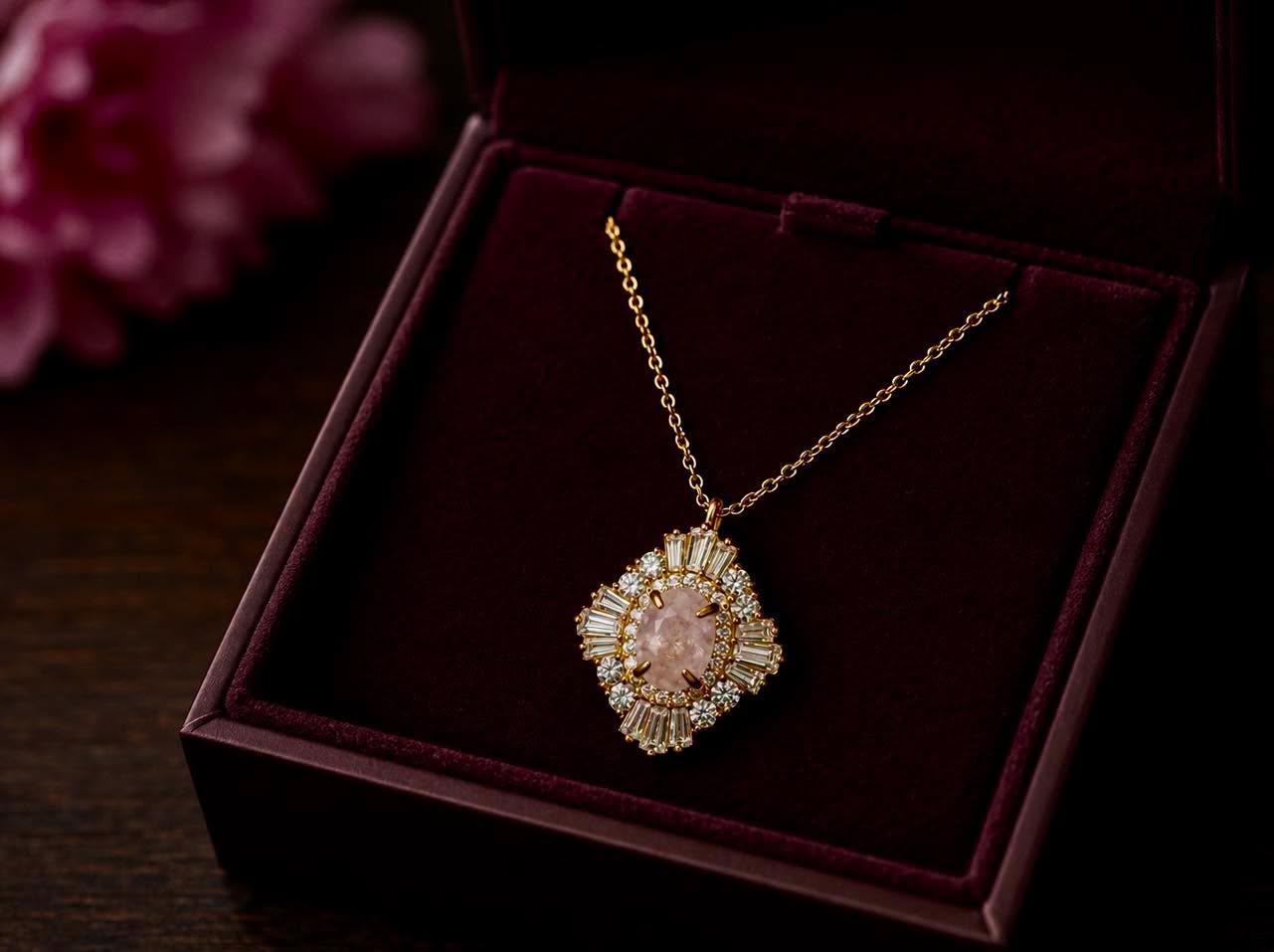 Mặt dây chuyền Morganite